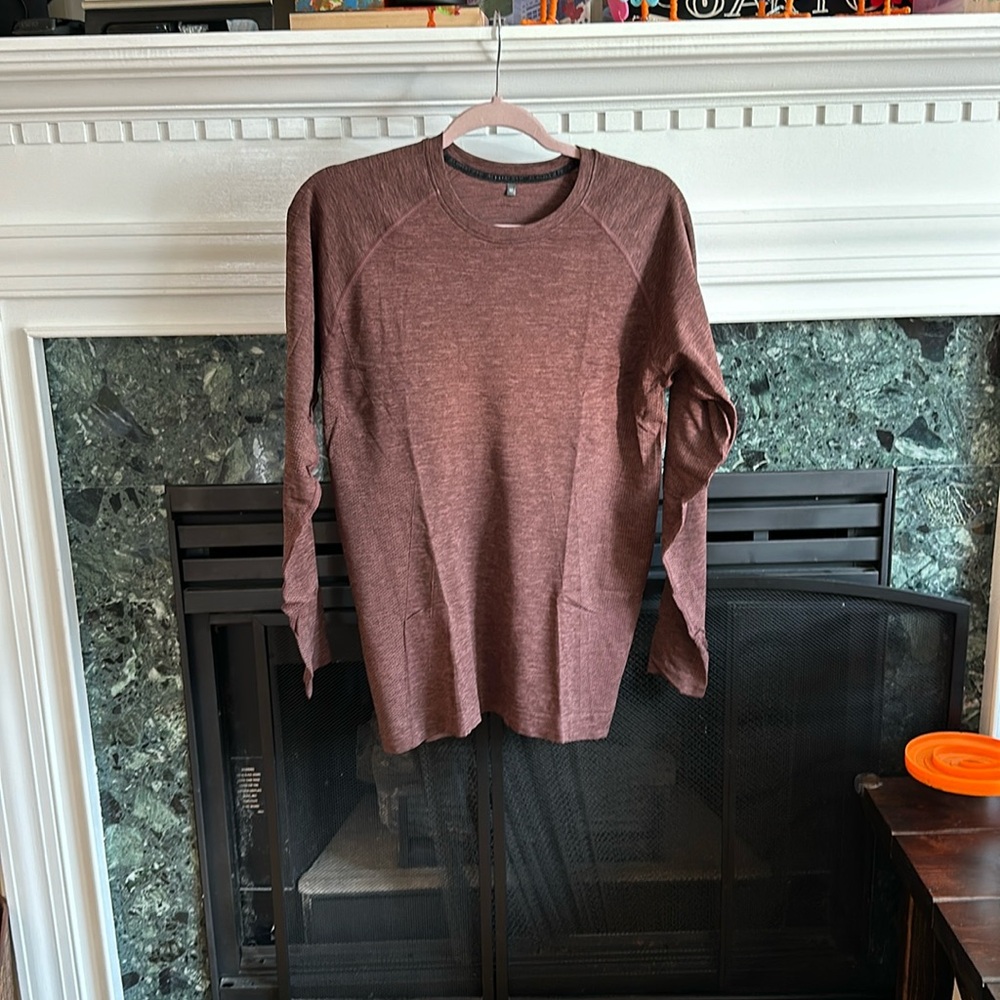 Alphalete Hero Seamless Long Sleeve - Sparrow medium